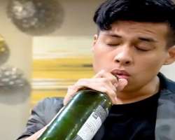 Spencer X consuming alcohol